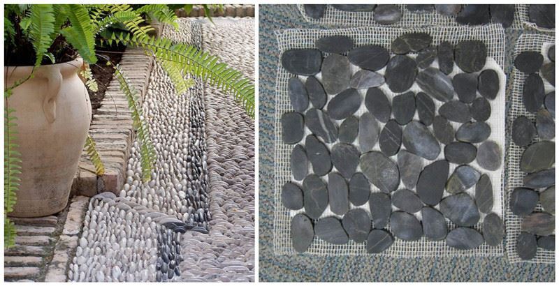 Pebbles on the mesh (1)